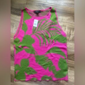 Ann Taylor Tropical Tank Shell